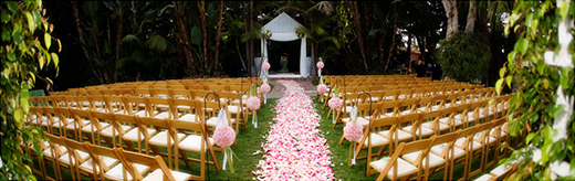 Wedding ceremony at the Bahia Resort Hotel.