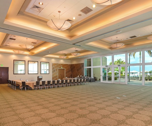 Main ballroom at The Dana Hotel On Mission Bay.