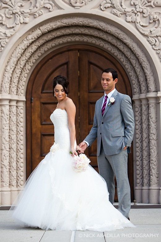 Bride and Groom who hired Swann Soirees Wedding Planning as their wedding planner in San Diego.