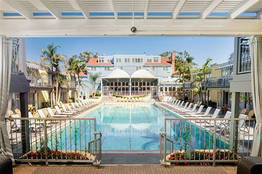 The Lafayette Hotel pool.