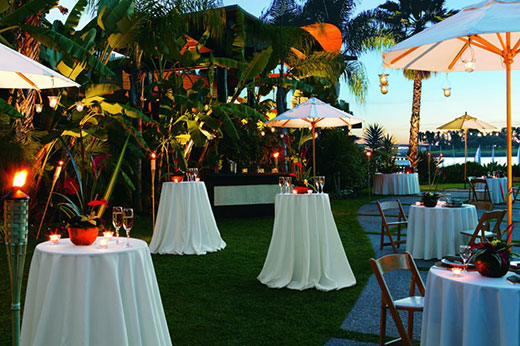 Tropical theme event at Paradise Point