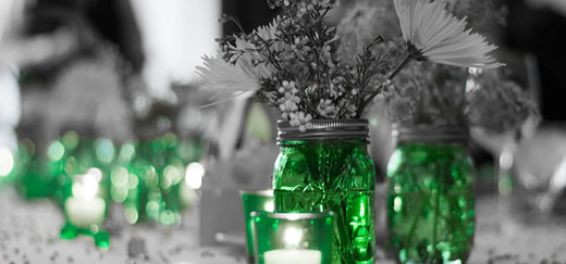 Wedding mason jars