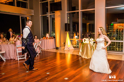 Bride & Groom Dancing at Reception