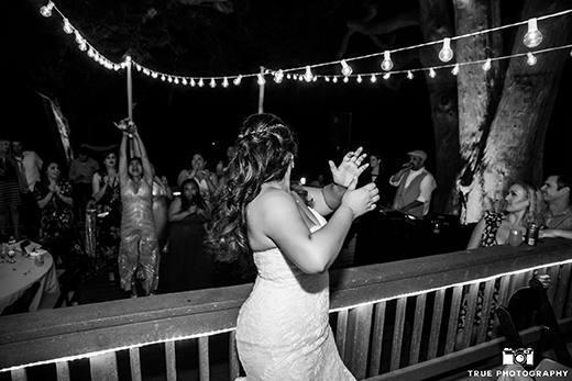 Bride Tossing Bouquet