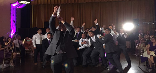 Garter Toss At Wedding