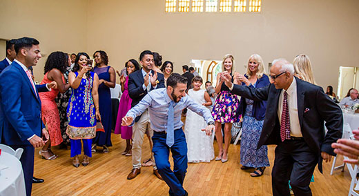 Guests Dancing at a Wedding